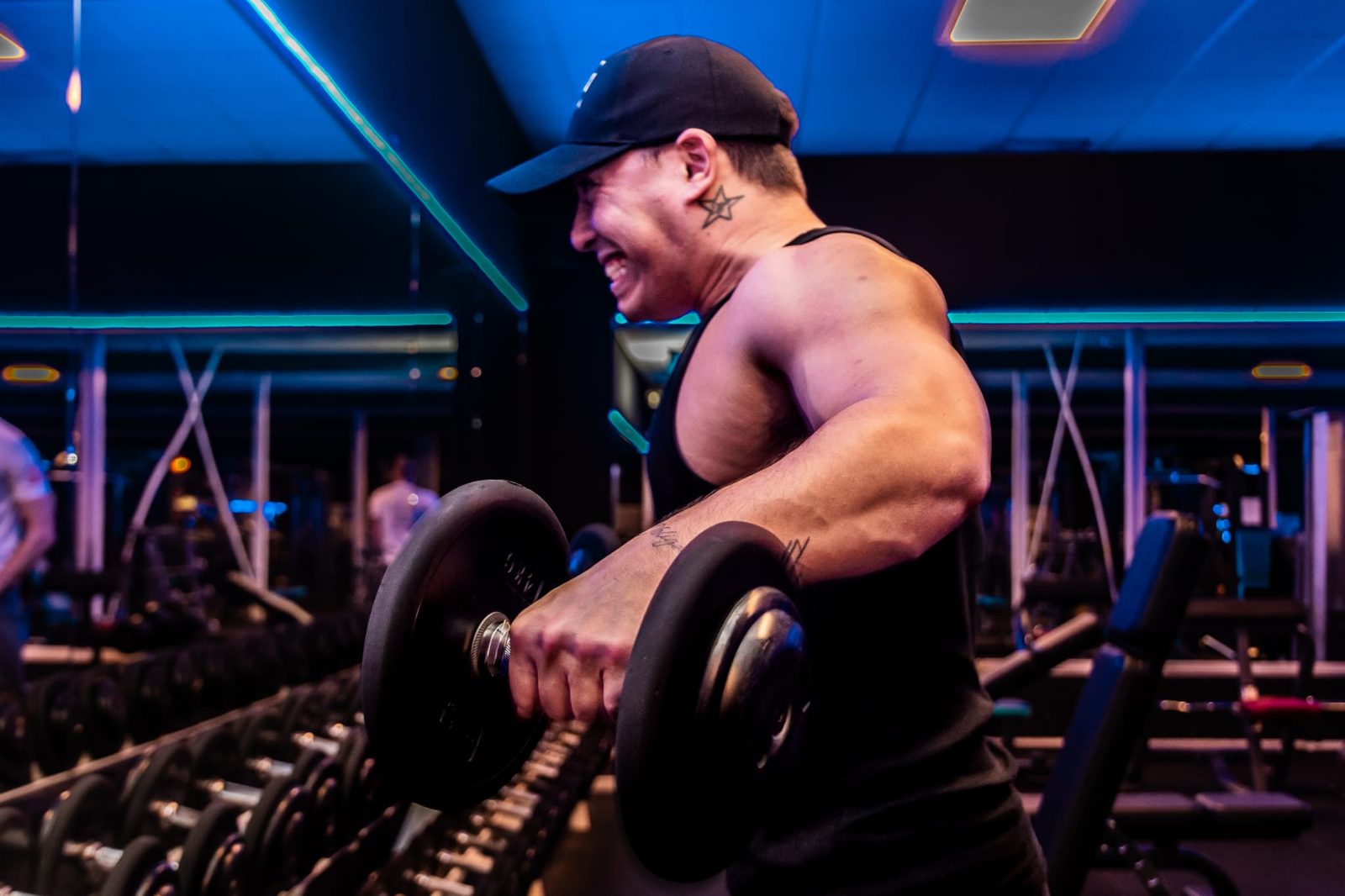 Training met dumbbells